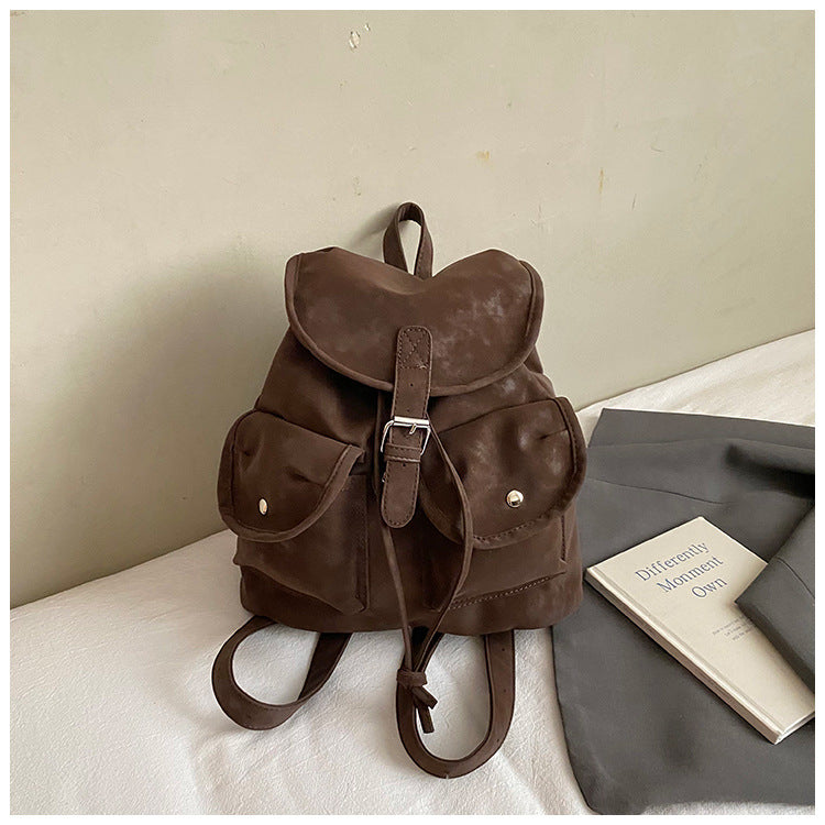 Women's Style Simple Large Capacity Solid Color Design Women's Shoulder Bag