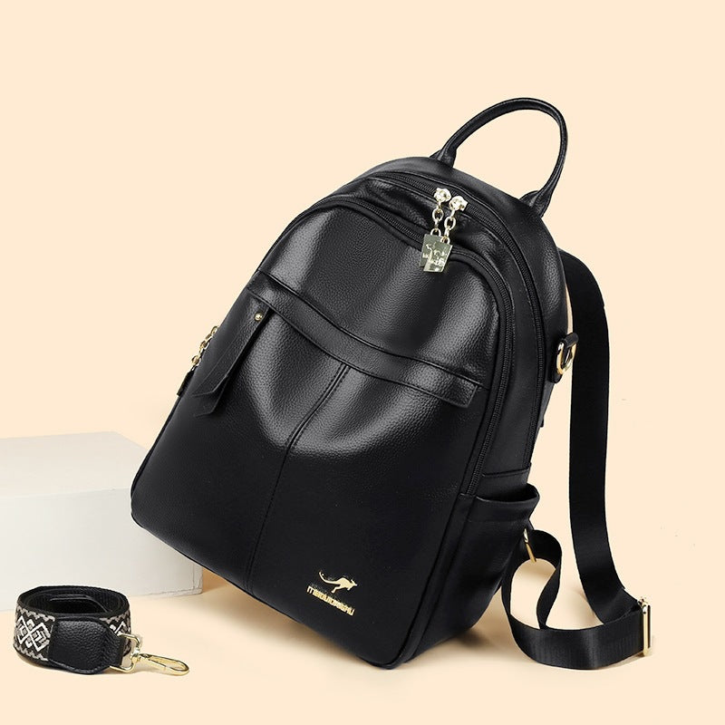 Women's Fashionable Korean Style Large Capacity Simple Women's Backpack