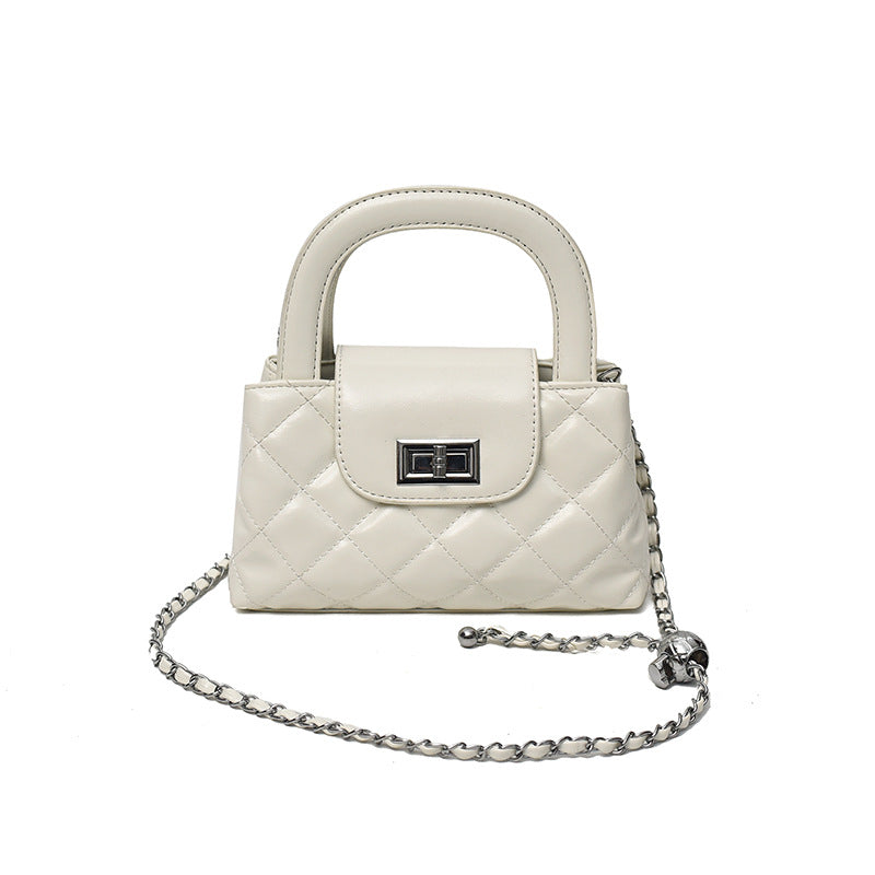 Women's Spring Fashion Simple Textured Design Women's Shoulder Bag
