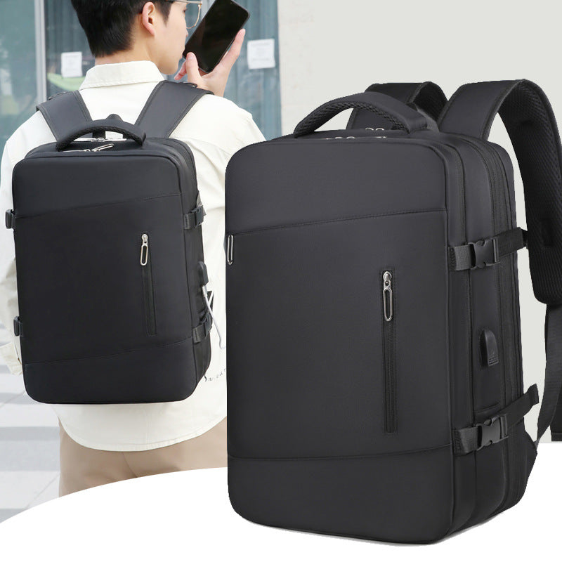Women's Multifunctional Large Capacity Coverable Short Business Leisure Backpack
