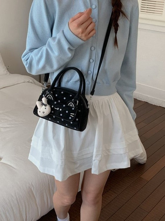 Women's Style Cute Cat Design Fashion Exquisite Polka Leisure Backpack
