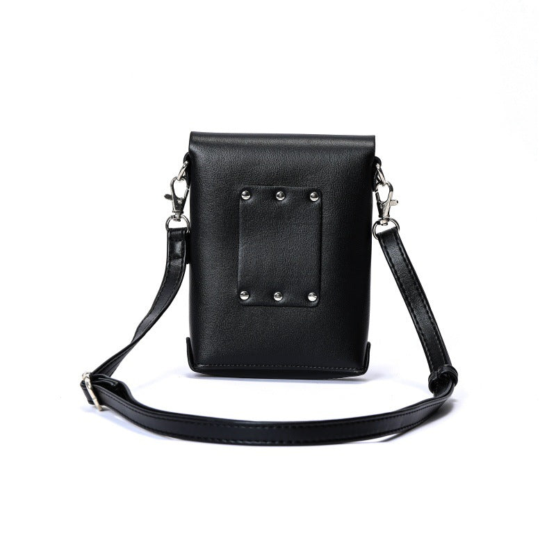 Fashion Cross Chain Punk Heavy Metal Wind Women's Shoulder Bag