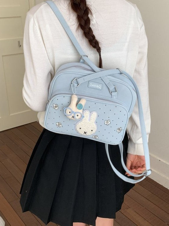 Women's Korean Cartoon Rabbit Large Capacity Stylish Good Backpacks
