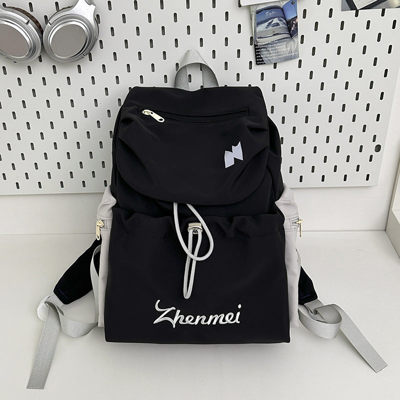 Women's Solid Color Simple Drawstring Out Bags