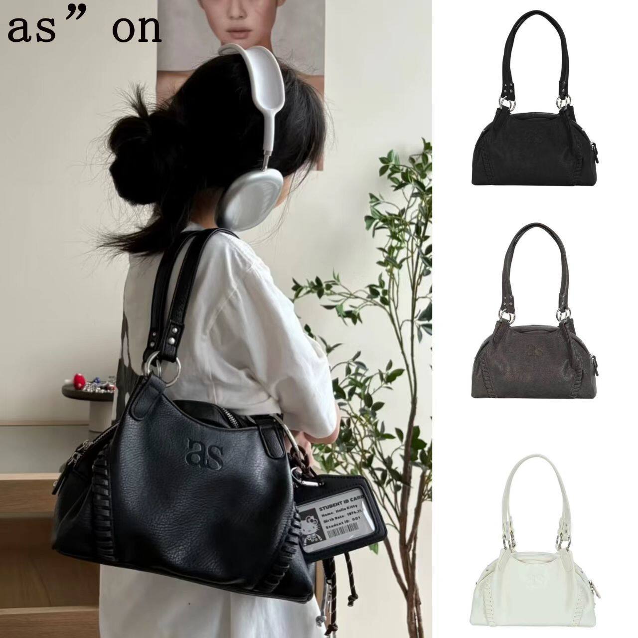 Women's Hobo Niche Retro Motorcycle Underarm Large Bags
