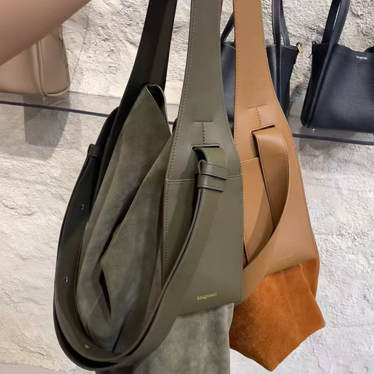 Li Na Mountain Large Capacity Commuter Leather Bags