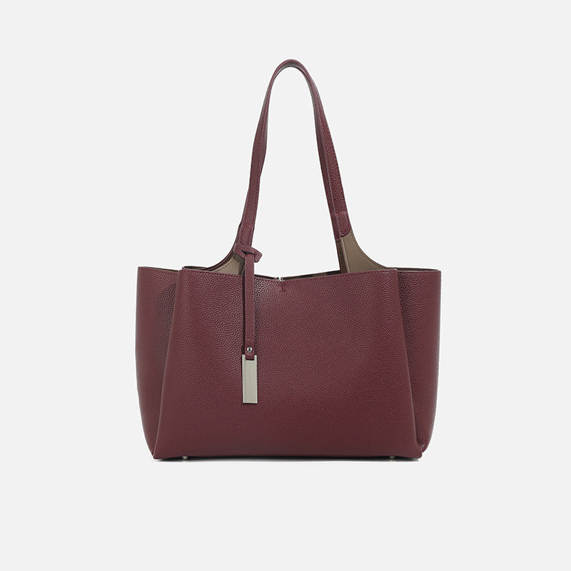 Cool Women's Genuine Leather Retro High-grade Tote Bags