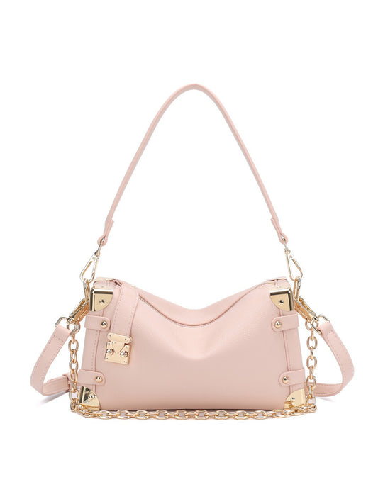 High-grade Box Light Luxury Soft Leather Pillow Women's Shoulder Bag