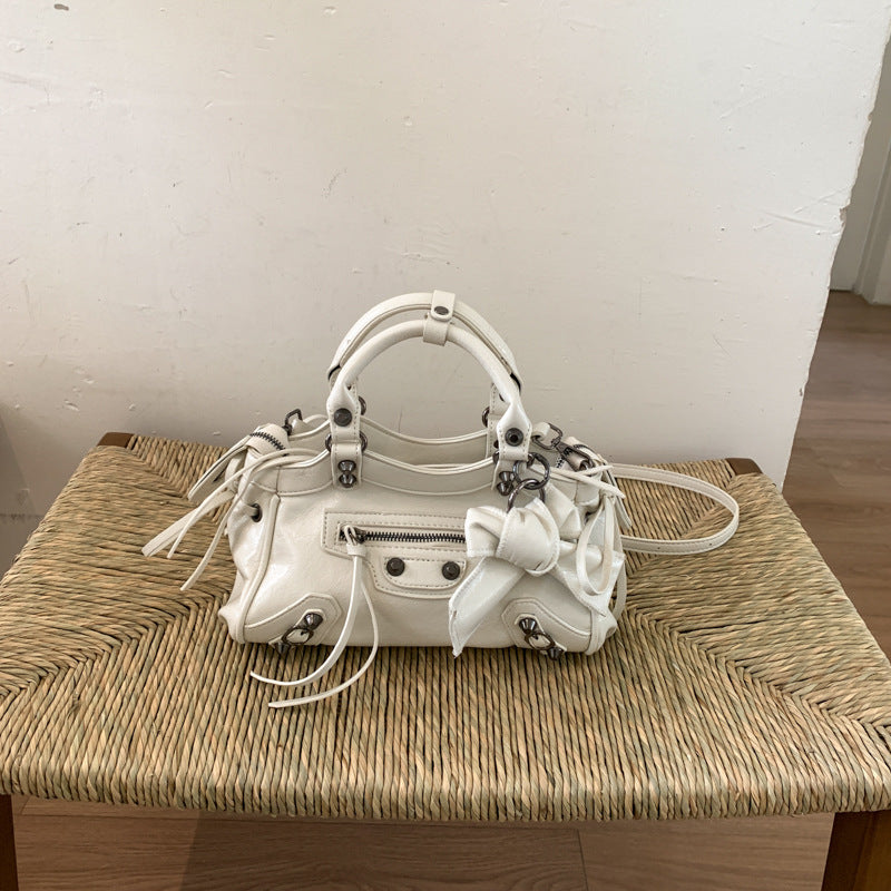 Comfortable Attractive Fashion Motorcycle Rivet Design Underarm Bag
