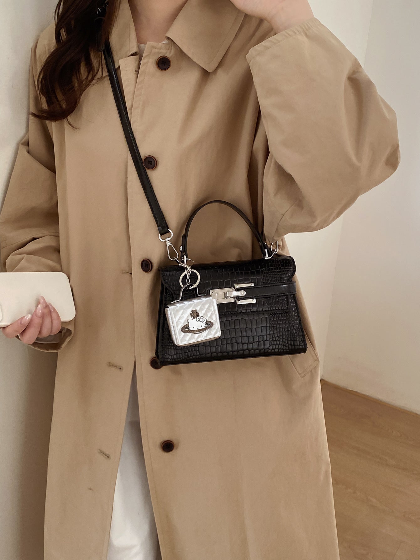 Trendy Women's Korean Fashion Twist High-grade Women's Shoulder Bag