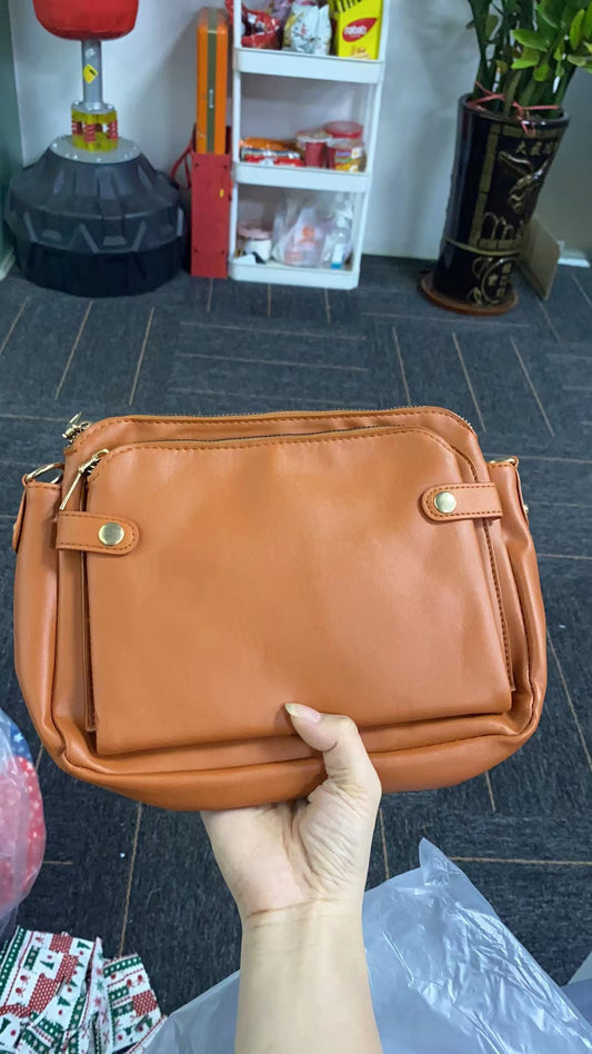 Trendy Leather For Commute Leisure Versatile Bags