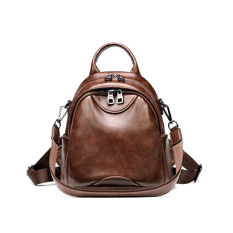 Women's Fashion Spring Korean Style Retro Large Capacity Women's Backpack