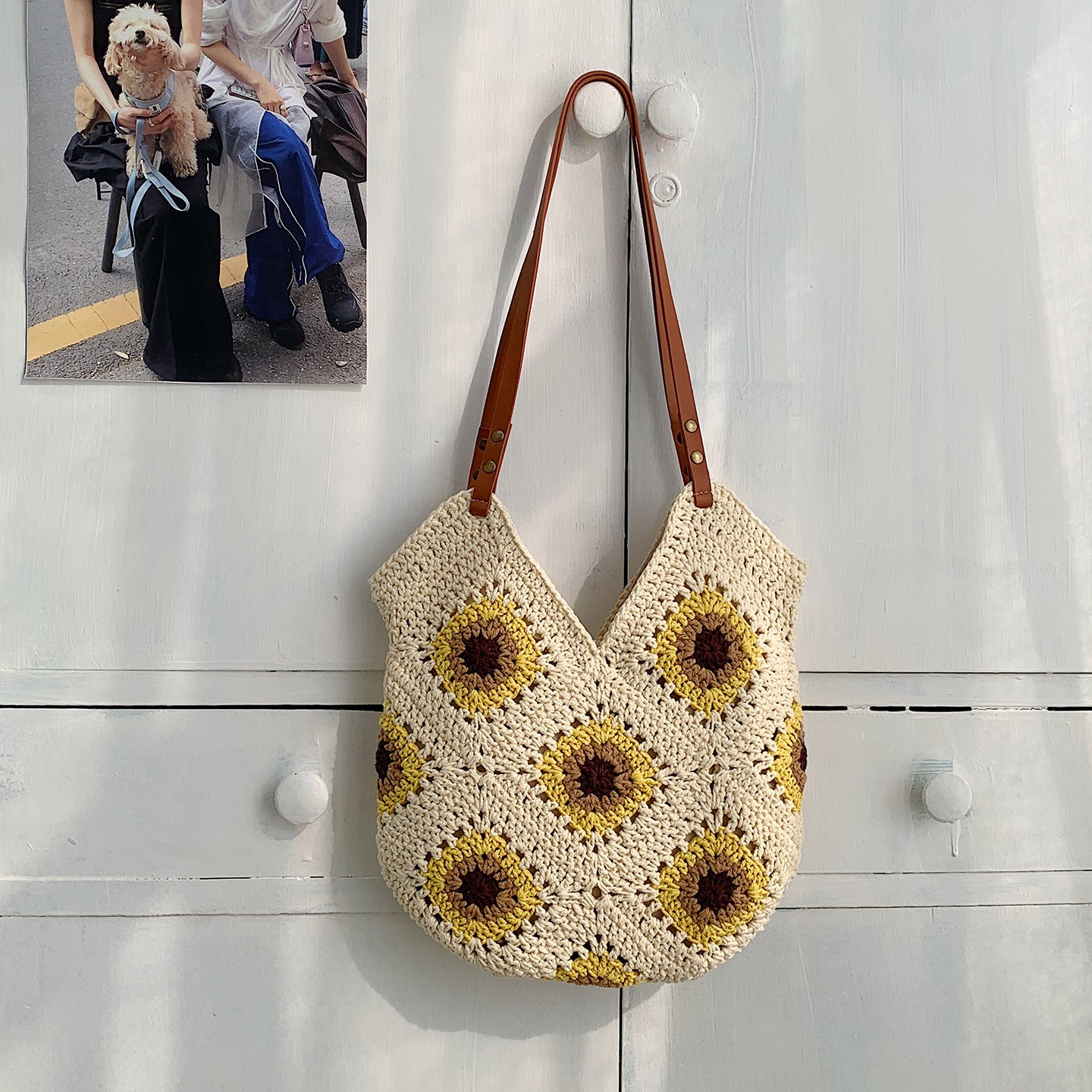 Women's Summer Hand-woven Fashionable Knitted Commuter Versatile Women's Shoulder Bag