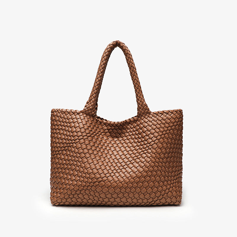 Women's Hand-woven Big Capacity Quantum High Sense Women's Shoulder Bag