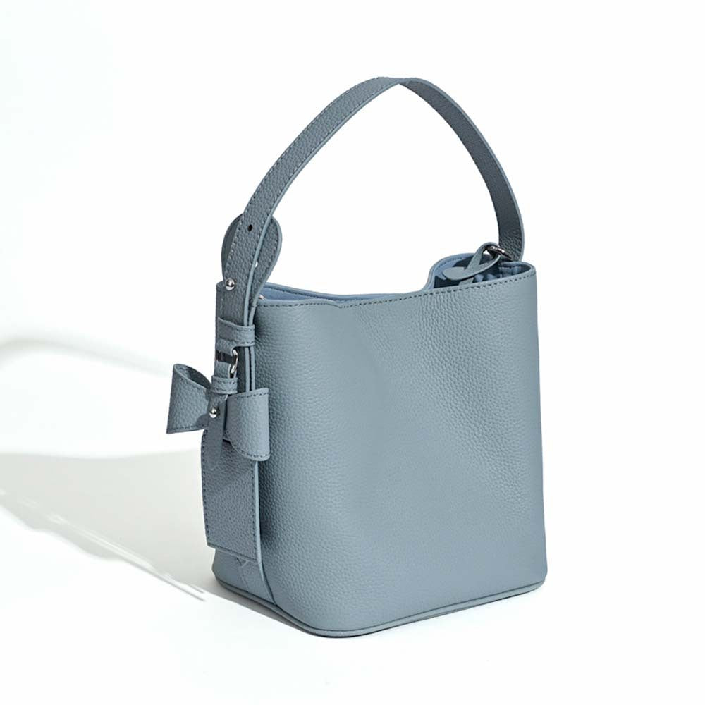 Women's Top Layer Cowhide Good-looking Bow Simple Bags