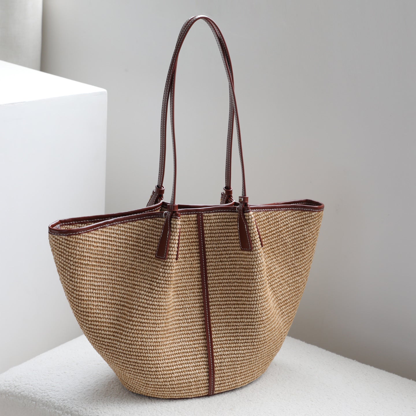 Capacity Woven Commuting Vacation Seaside Beach Artistic Bags