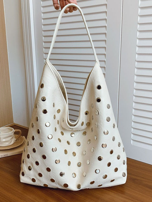 Women's Commuter Large Capacity Underarm Textured Women's Shoulder Bag