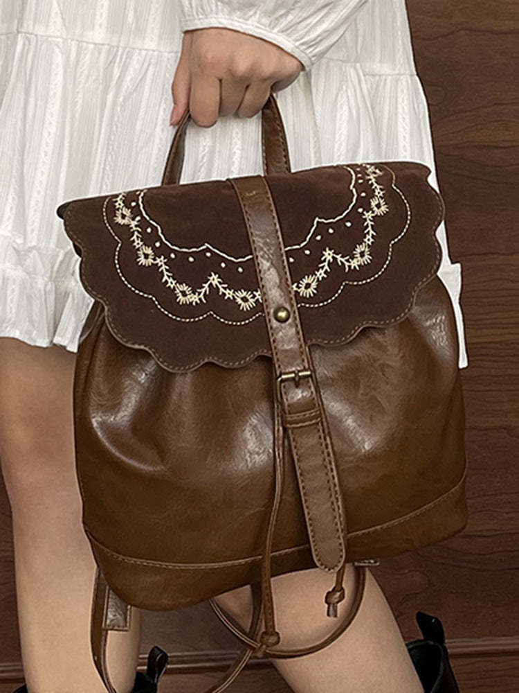 Women's Popular Fashionable Retro Winter Refined Simple Women's Backpack