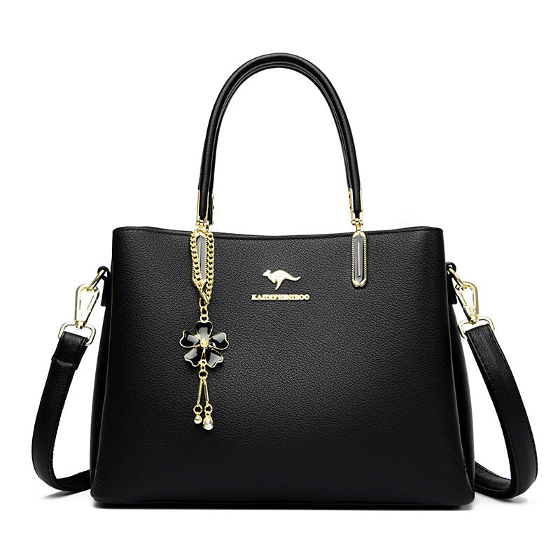 Women's Fashion Business Retro High-grade Multi Compartment Bags