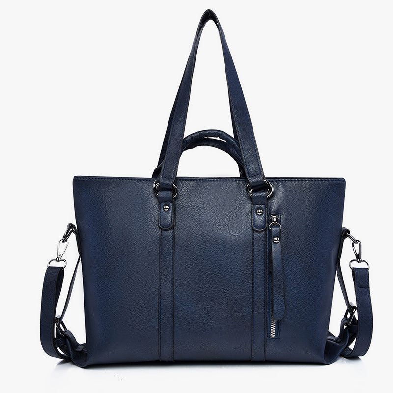 Women's Large Capacity Retro Fashion Commuter High-grade Shoulder Bags