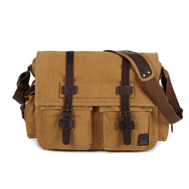 Men's Retro For Postman Fashionable Inch Computer Men's Messenger Bag