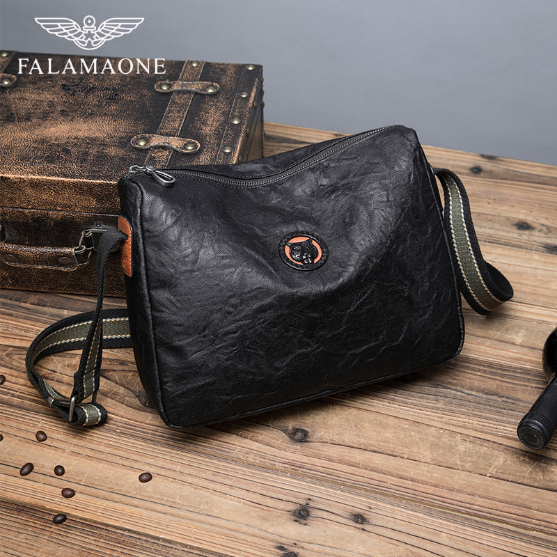Beautiful Men's Fl Black Fashion Commuter Men's Bags