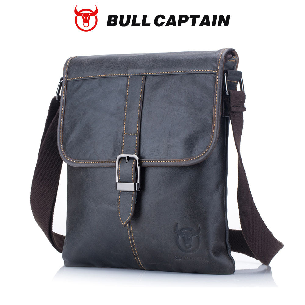 Men's Leather Soft First Layer Cowhide Trendy Men's Messenger Bag