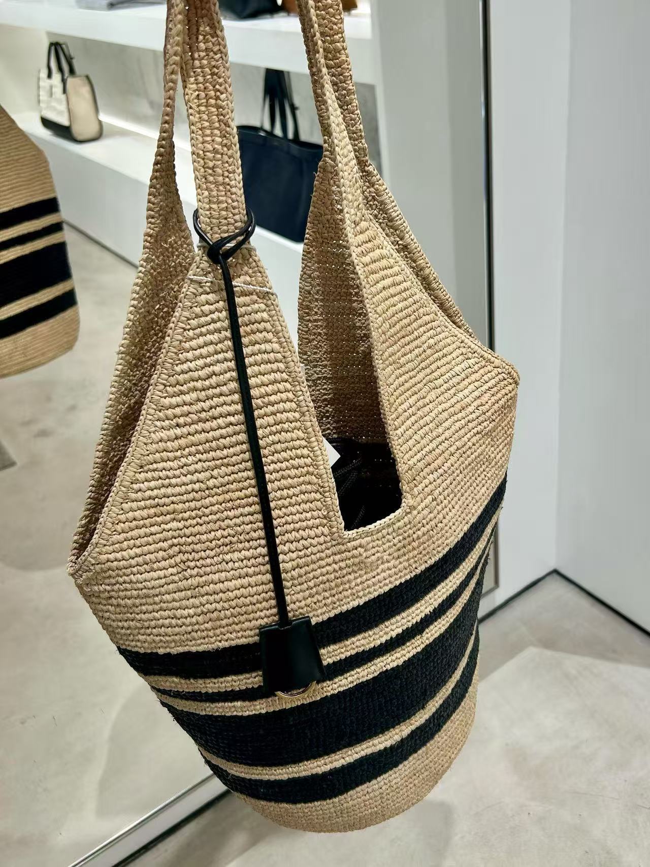 Fashion Contrast Color Canvas Procurement Service Of Women's Shoulder Bag