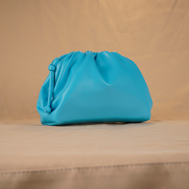 Women's Pleated Dumpling Commuter Solid Color Simple Bags