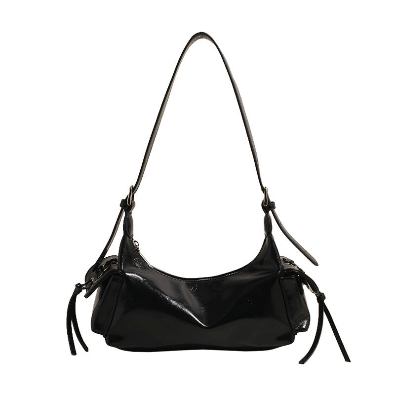 Korean Style Trendy Hot Bow Motorcycle Female Women's Shoulder Bag