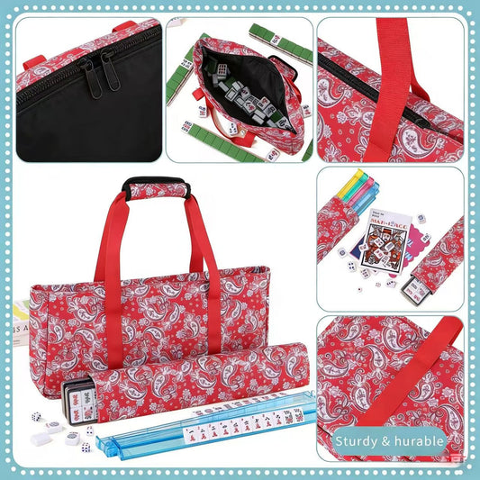 Portable Three-piece Mahjong Storage Large Capacity Bags