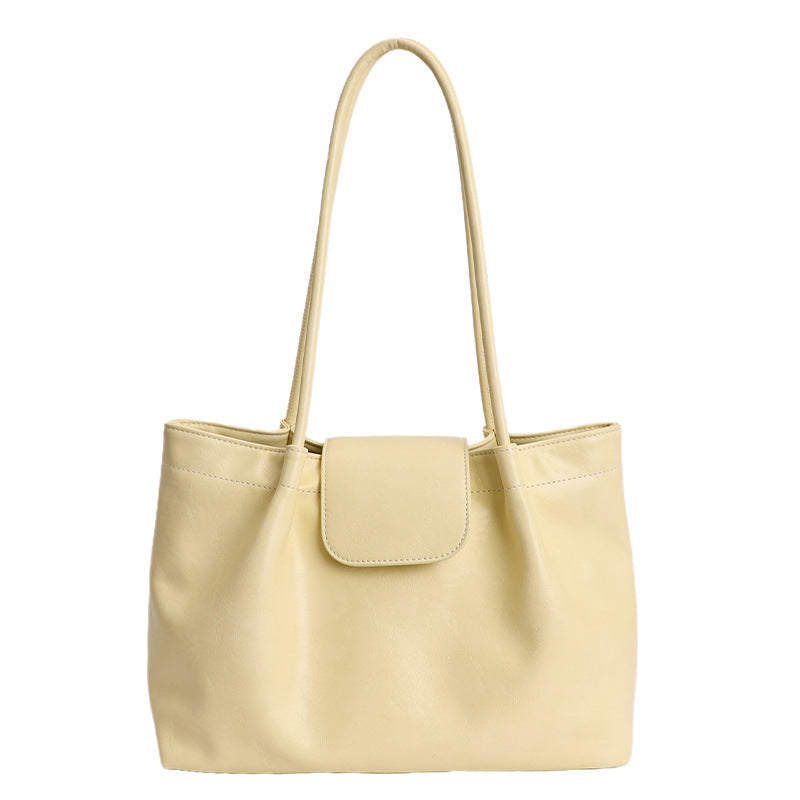 Women's Textured Commuter Underarm Spring Large Capacity Retro Women's Shoulder Bag