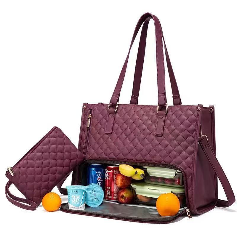 Lunch Portable Large Family Box Storage South Women's Handbag