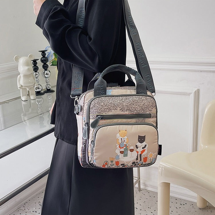 Women's Autumn Multipurpose Ethnic Print Large Capacity Waterproof Women's Backpack