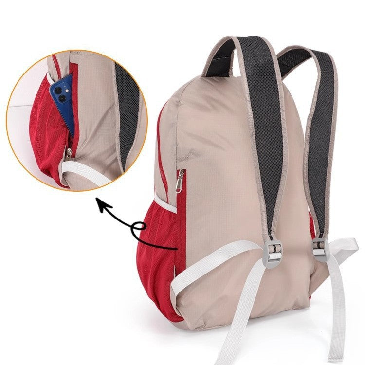 Graceful Women's Summer Lightweight Folding Portable Sports Backpack