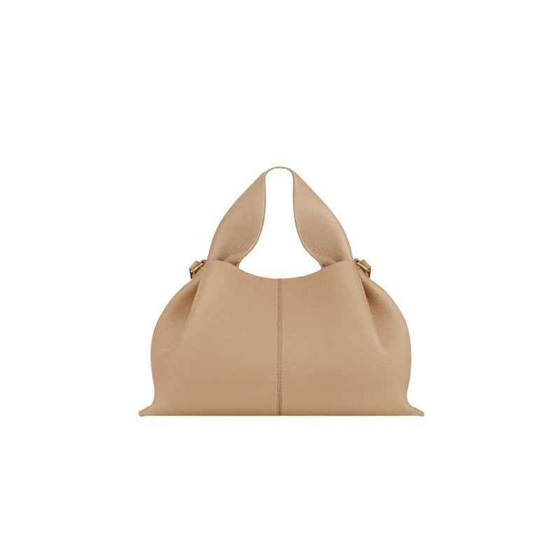 Women's Niche Dumpling French Retro High-grade Portable Women's Messenger Bag