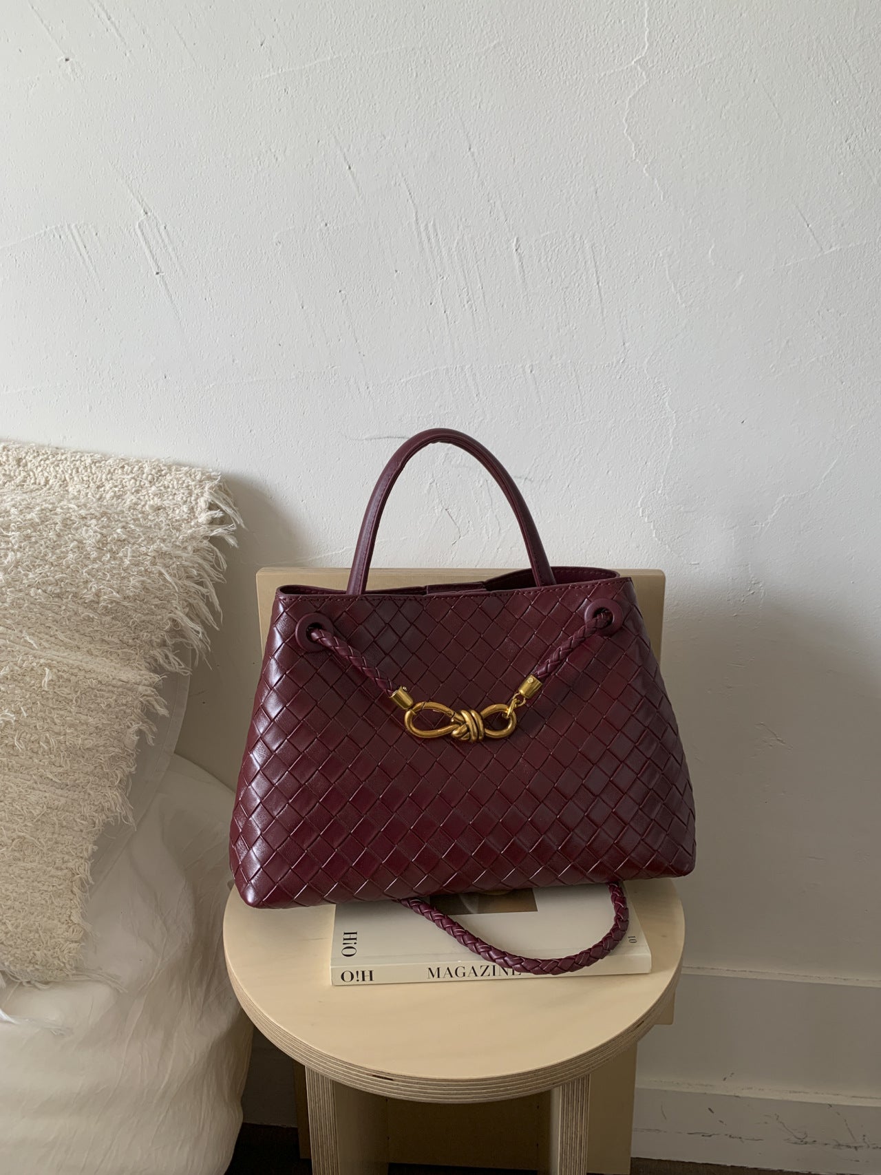 Women's Classic Fashion Large Capacity Trendy Solid Color Shoulder Bags