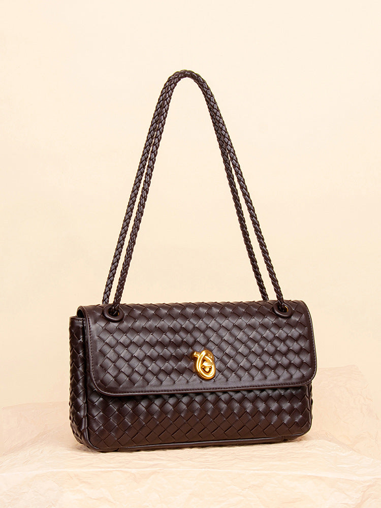 New Dinner Suede Fashion Flap Horizontal Women's Shoulder Bag