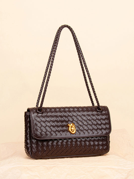 New Dinner Suede Fashion Flap Horizontal Women's Shoulder Bag