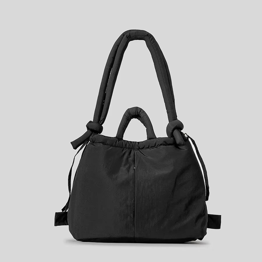 Women's Good Quality Nylon Cloth Drawstring Large Capacity Tote Bag