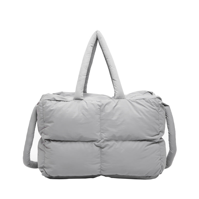 Down Cotton Coat Portable Underarm Large Capacity Fashion Tote Bags