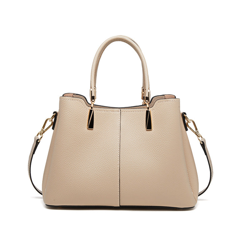 Leather Large Capacity Top Layer Cowhide Women's Messenger Bag