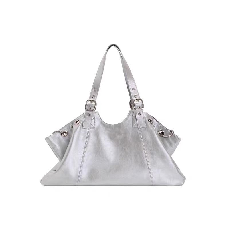 Women's High-grade Sweet Cool Hot Motorcycle Korean Style Large Capacity Commuter Bags