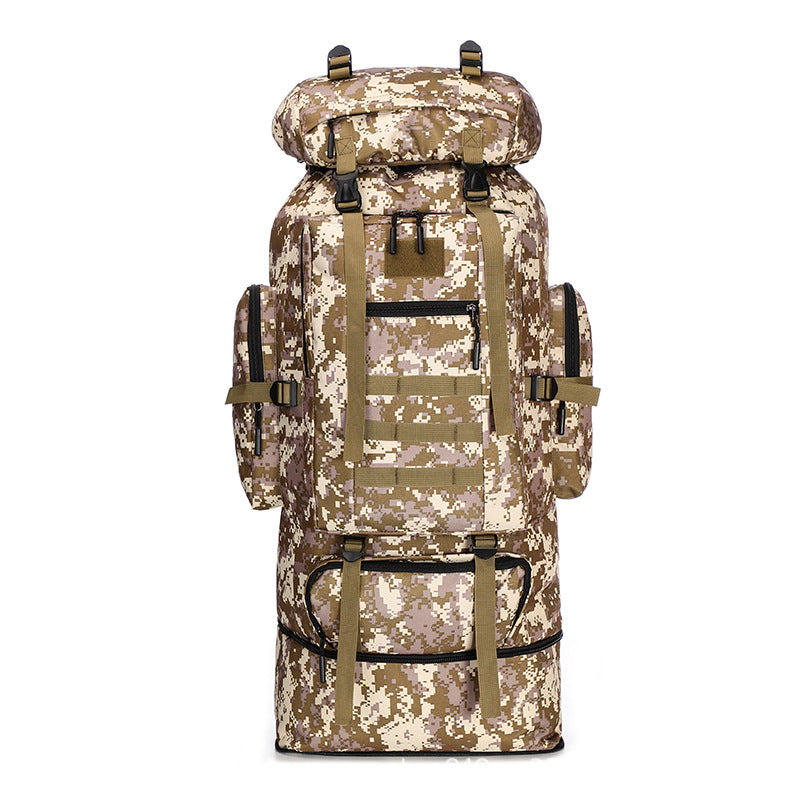 Men's Large Capacity Heightening Expansion Waterproof Camping Backpacks