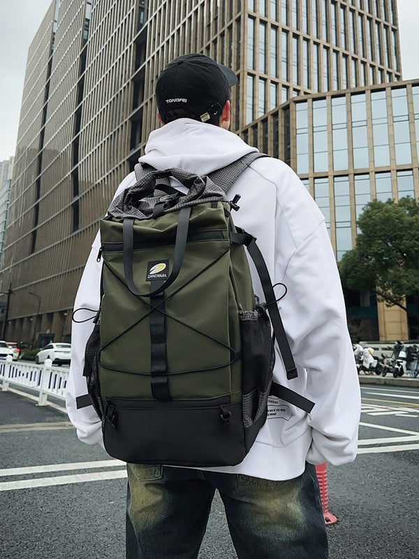 Women's & Men's Curved Edge Hiking Large Capacity Light Backpacks