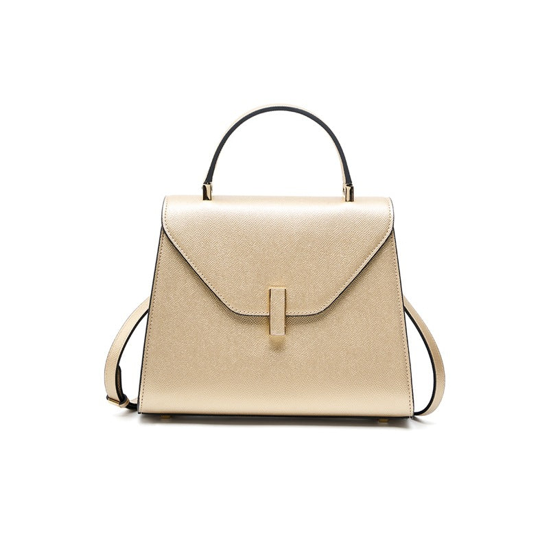 Women's Kelly Design Sense Niche Fashion Genuine Leather High Large Women's Handbag