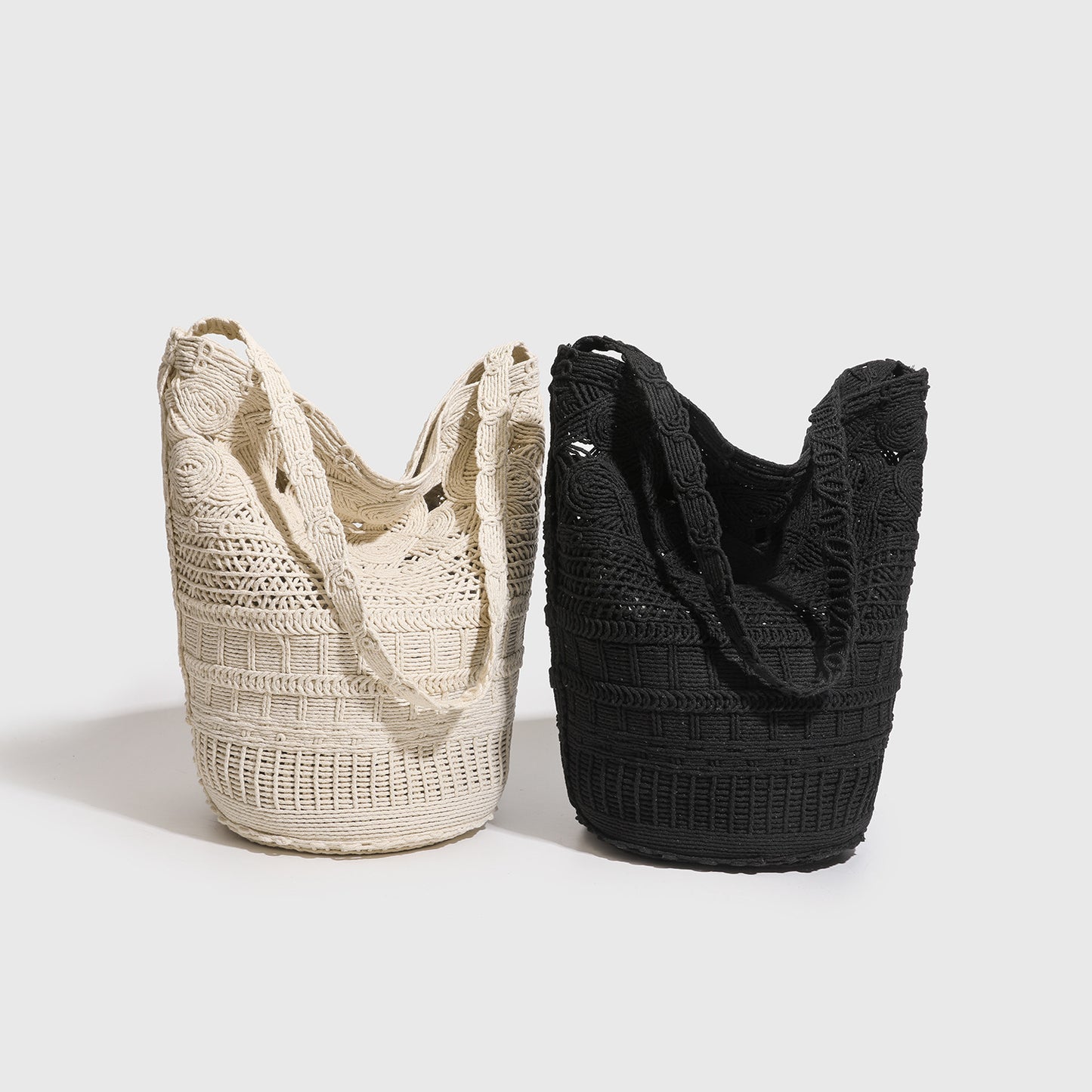 Women's Handmade Crocheted Large Vintage Summer Capacity Versatile Women's Handbag
