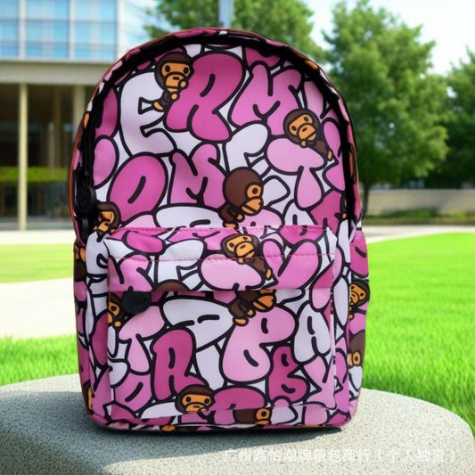 Women's & Men's Fashion Cartoon Cute Wild Couple Campus Backpacks