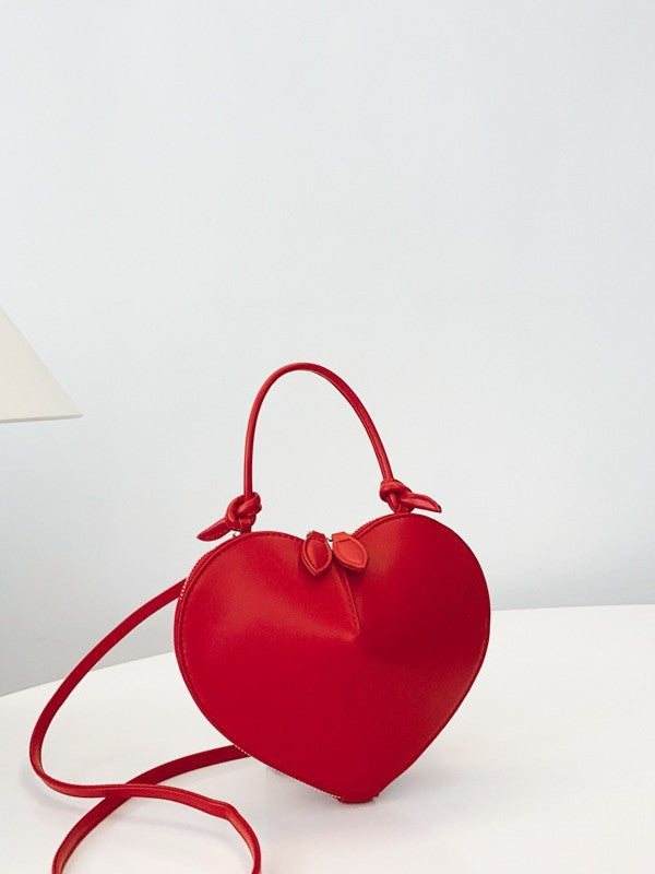 Women's Heart Internet Fire High-grade Red Wedding Banquet Underarm Bag