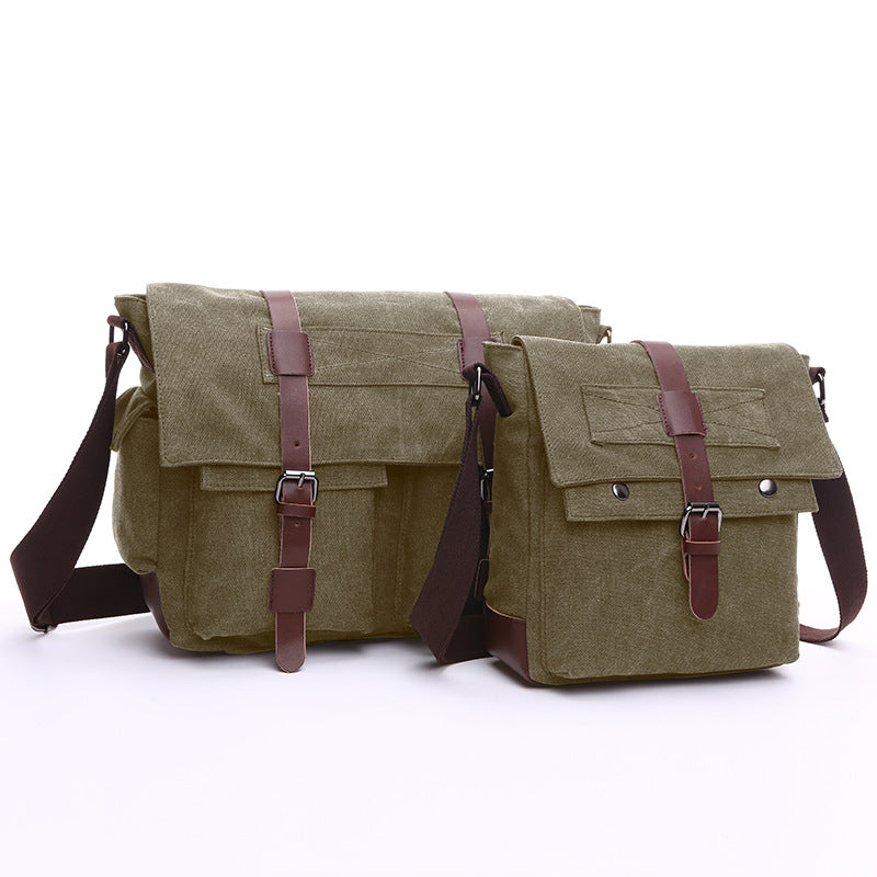 New Men's Vintage Canvas Large Capacity Men's Messenger Bag